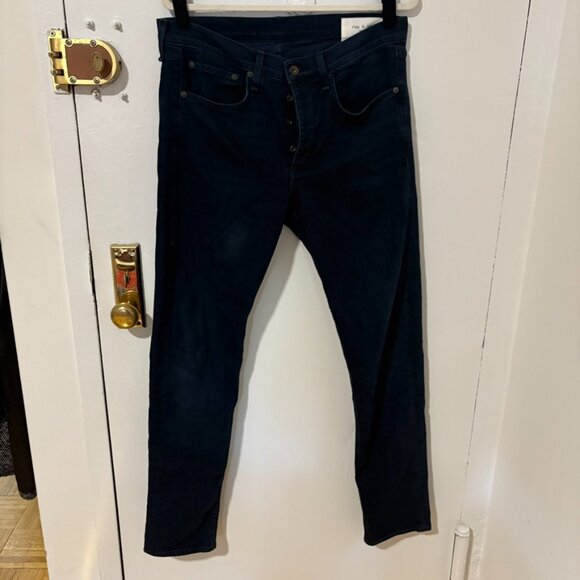 Worn Once - Rag & Bone Men's Fit 2 Bayview Slim Jeans - Size 32 - Picture 6 of 9